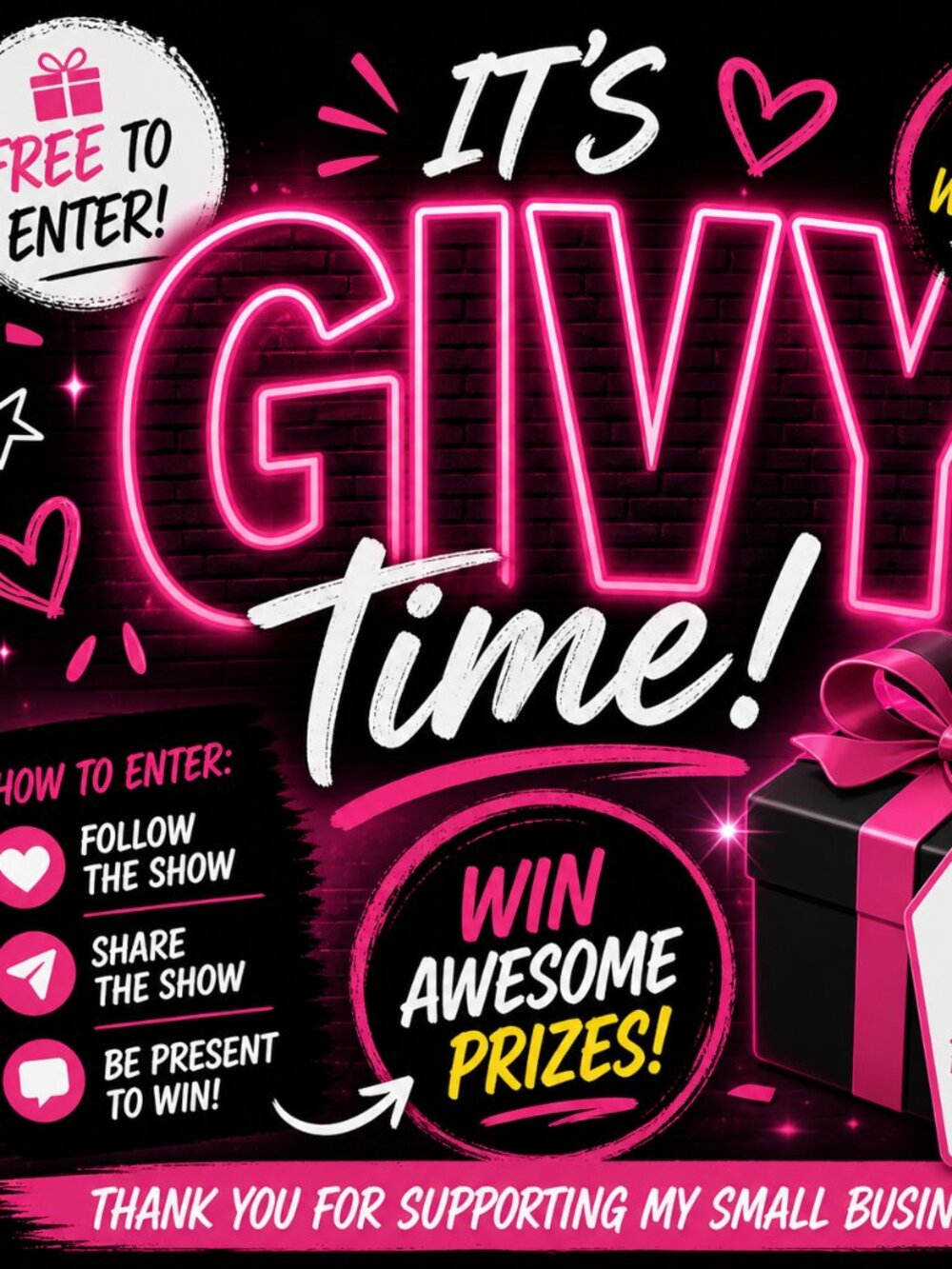 🎁 LIVE SHOW GIVEAWAYS 🎁DO NOT PURCHASE